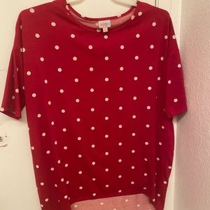 Red polka dot Irma